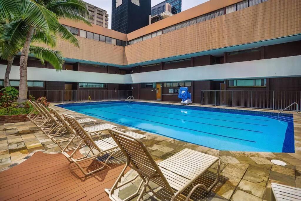 2Br Downtown High Ceiling Free Parking And Wifi Lejlighed Honolulu Eksteriør billede
